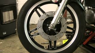 Honda Cx 500 custom bobber front brake upgrade [upl. by Dwan]