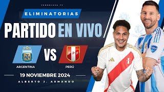 🔴 Argentina vs Peru EN VIVO  Eliminatorias [upl. by Odlanor]