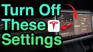 Tesla Settings to TURN OFF Before You Drive [upl. by Ahseram]