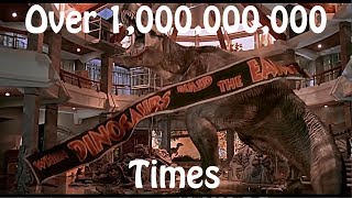 Jurassic park 1993  TRex Roar ♔ Over 1000000000  Bilion Times [upl. by Parrott209]