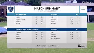 Old Foresters vs Forest 1st XI [upl. by Let]