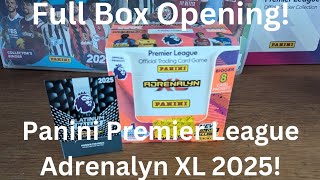 FULL BOX OPENING NEW Panini Premier League Adrenalyn XL 2025 Football Cards 50 Pack Opening [upl. by Eelannej254]