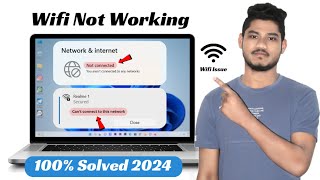 How To Fix Wifi Not Working On Windows 11 2024  Windows 11 Wifi Not Showing  Fix All WiFi Issues [upl. by Embry]