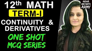 CBSE 12th BOARDS TERM 1 CONTINUITY amp DIFFERENTIABILITY  ONE SHOT  MCQ Series NCERT  EXEMPLAR [upl. by Allyn]