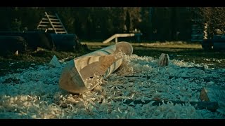 The Birth Of A Dugout Canoe by Northmen [upl. by Aohsoj]