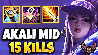 Akali vs Azir  MID  Lol Korea Grandmaster Patch 149 ✅ [upl. by Enyamrahs]