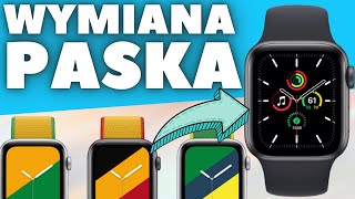 Wymiana paska w Apple Watch Jak to zrobić  😀⌚ [upl. by Anikes964]