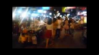 Khaosan road  Midnight Walk  Bangkok Thailand [upl. by Erena]