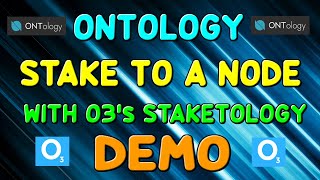 Staketology Demo  How to stake your Ontology coins to a node on the O3 desktop wallet [upl. by Malloch522]