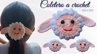 CANCHOS en forma de ovejita para el cabello TEJIDA A CROCHET PASO A PASO para principiantes [upl. by Reamonn]