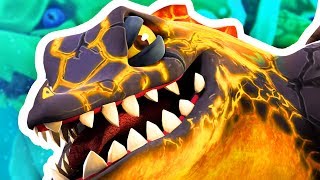 FIRE DRAGON FINDS SECRET WATER MONSTER  Hungry Dragon Gameplay Part 8  Pungence [upl. by Neelyar]