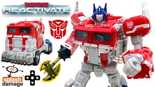 Transformers REACTIVATE Voyager Class OPTIMUS PRIME Review [upl. by Hyozo227]