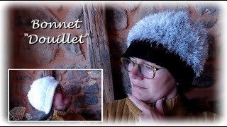 Bonnet quotDouilletquot avec nouvelle gamme  gauchers crochet diy вязание tutorial [upl. by Aehsel383]