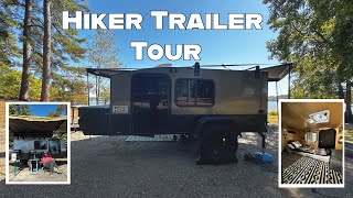 2024 Hiker Trailer Tour  Traveling across North America in my new teardrop trailer [upl. by Keryt]