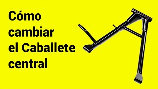 Cómo cambiar el caballete central de tu moto [upl. by Thayne]