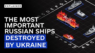 Top hits of Ukraine’s campaign against Russia’s Black Sea Fleet [upl. by Ennayar]