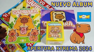 Álbum CAPIBARA de Woow Stickers Apertura extrema 50 sobres [upl. by Picco381]