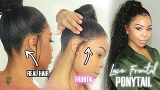 DOS amp DONTS of a Frontal Ponytail LACE FRONTAL PONYTAIL BEGINNERS  Ms Coco Hair [upl. by Noteek]