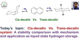 CisDecalin Vs TransDecalin Stability comparison mechanism MCQ and application as H2 storage [upl. by Gnahc]