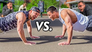 Beat Me at PushUps Win 100 vs College Students [upl. by Biagio]