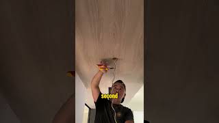 Installing downlights for an apartment electricalcontractor electrican [upl. by Econah]