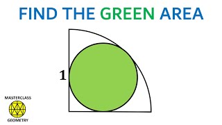 area circle  geometry booster  math olympiad  geometry problems  Masterclass Geometry [upl. by Weinstock]