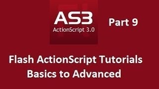 Flash Actionscript Tutorials  X and Y position and small game  9 [upl. by Inat]