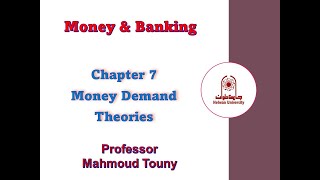 Theories of money demand The classical school The Keynesian theory The Monetarist School [upl. by Massie5]