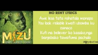 Pompi Ft Magg44 No Rent Lyrics [upl. by Samid]