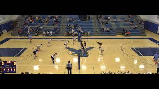 Cedar Crest High School vs Palmyra Area High School Womens Varsity Volleyball [upl. by Ailahk]