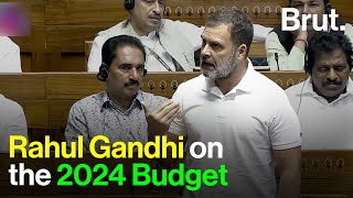 REPLAY Rahul Gandhi speaks on Union Budget in Lok Sabha [upl. by Obeded]