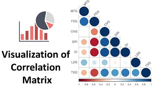 Visualization of Correlation Matrix  Statistics Bio7 [upl. by Wichern80]