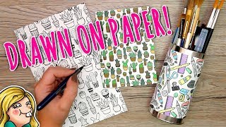 How to Create HANDDRAWN Repeating PATTERNS [upl. by Aianat]