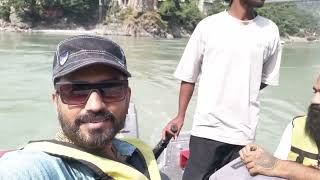 Crossing the Ganga on ferry at Laxman Jhula ganga ferryride laxmanjhula [upl. by Ainiger560]