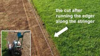 How to edge a baseball field like a pro with a lawn edger [upl. by Cesaria442]