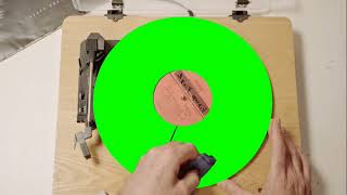 Cd Player Green Screen  Record amp Cover Music Plyare  Animation Full HD [upl. by Aman417]