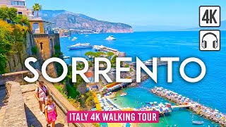 Sorrento 4K Walking Tour Italy  Tour with Captions amp Immersive Sound 4K Ultra HD60fps [upl. by Nart]