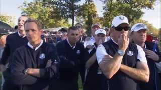 Martin Kaymers Ryder Cupclinching putt at 2012 Ryder Cup [upl. by Alvinia416]