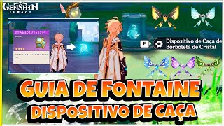 DISPOSITIVO DE CAÇA  BORBOLETAS DE CRISTAL GENSHIN IMPACT [upl. by Wolenik312]