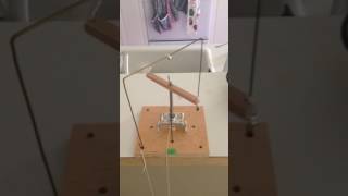 Flying pendulum escapement mechanism toy diy from junk [upl. by Elockcin960]