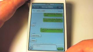 How to enable group messaging on the iPhone [upl. by Jacques748]