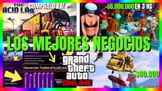 LOS MEJORES Negocios en GTA5 Online 2023 ¿Cual es el mejor negocio de gta online DEBES COMPRARLOS [upl. by Eetsud988]