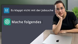 Lerne diese ChatGPT Prompts die dir helfen deinen Traumjob zu finden  ChatGPT Tutorial deutsch [upl. by Lougheed]