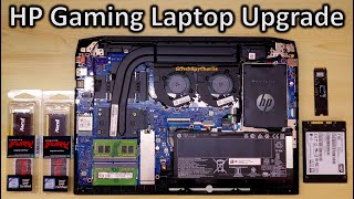 HP Pavilion Gaming Laptop Ultimate RAM and SSD Upgrade Guide [upl. by Maxama]