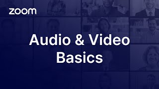 Zoom Audio and Video Basics [upl. by Nnahgaem]