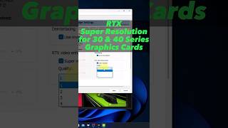 How to Turn On Nvidia RTX Video Super Resolution  30 amp 40 Series GPUs [upl. by Kesley]