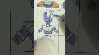 DRAGON BALL Z PART 4 LORD BEERUS drawing by Khatarnak karnama phonk beats typebeat music [upl. by Ellicec]