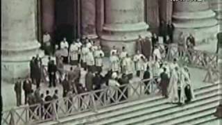 The Coronation of Blessed Pope John XXIII  Rare Video [upl. by Nivrem447]