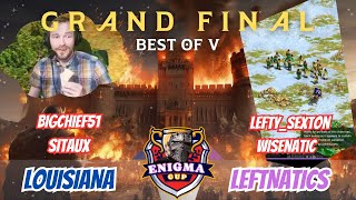 🥊410€ GRAND FINAL 2v2 Enigma Cup BigChief51  Sitaux 🆚Leftysexton  Wisenatic [upl. by Sirrep]