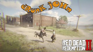 Drunk John Antagonizing Strangers  RDR2 [upl. by Laure]